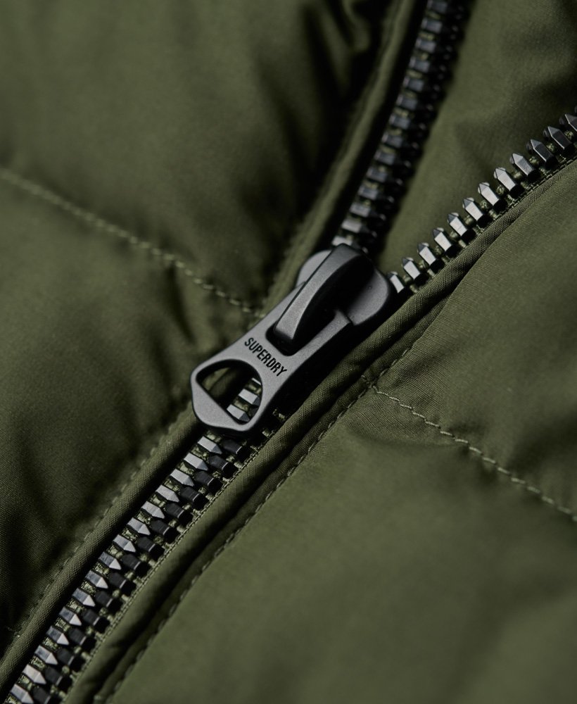 Men's - Fuji Printed Padded Jacket in Green | Superdry IE
