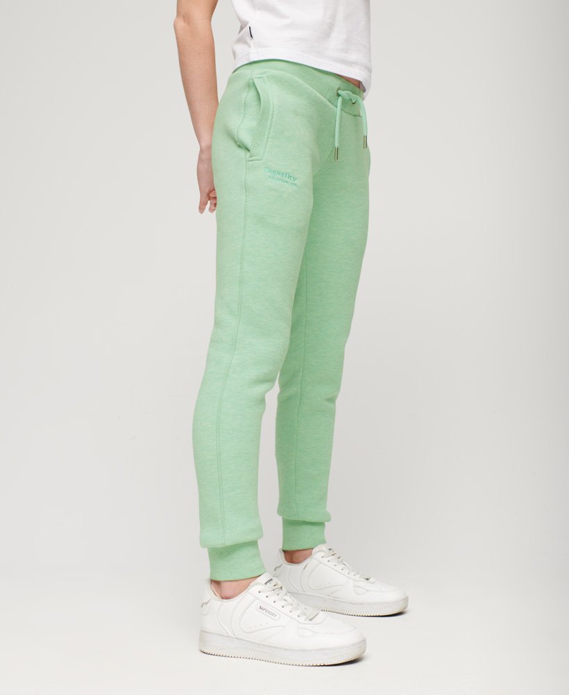 Women's Essential Logo Joggers in Minted Green Marl
