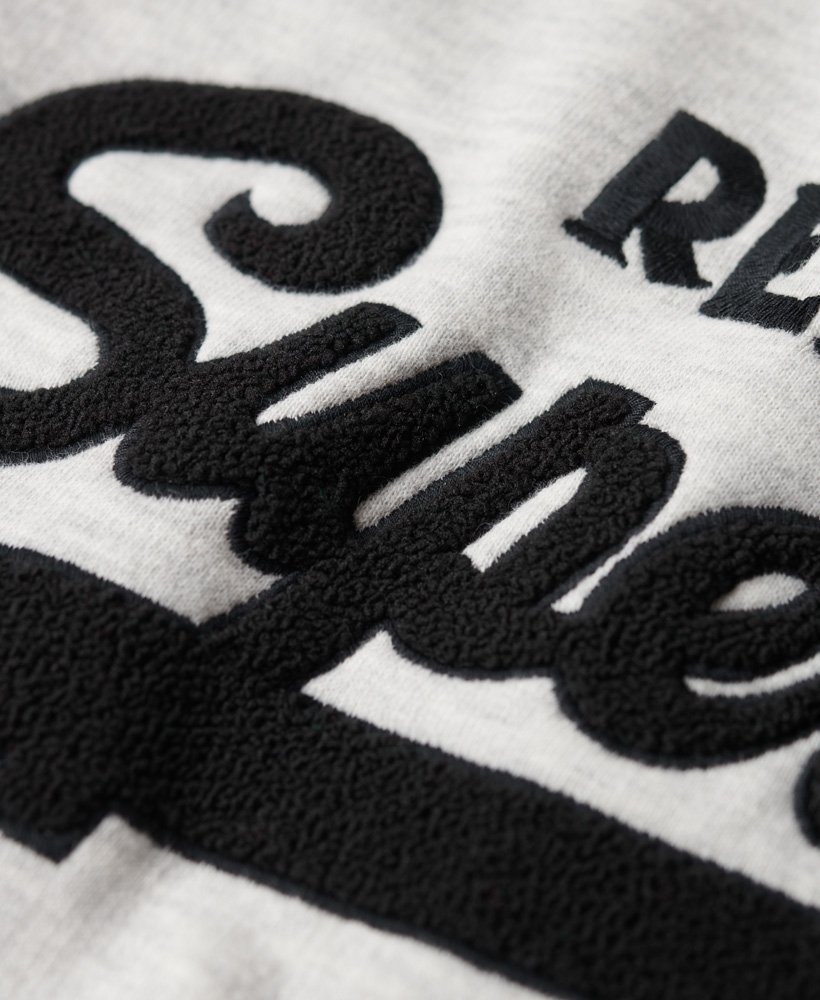 Mens - Athletic Vintage Logo Raglan Crew Sweatshirt in Glacier Grey ...