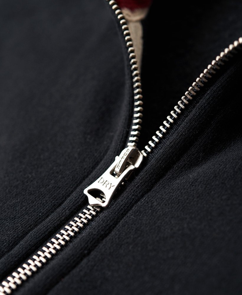 Mens - Essential Half Zip Sweatshirt in Eclipse Navy | Superdry UK