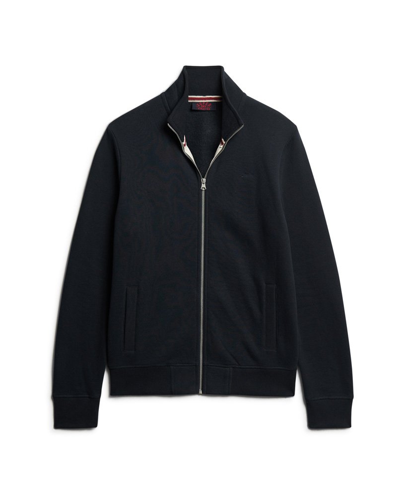 Mens - Essential Logo Zip Track Top in Eclipse Navy | Superdry UK