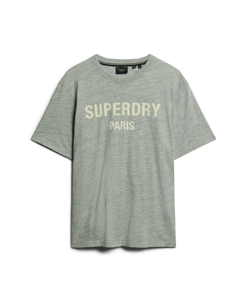 | in Marl Sport Luxury Athletic Men\'s US Superdry T-Shirt Grey Loose