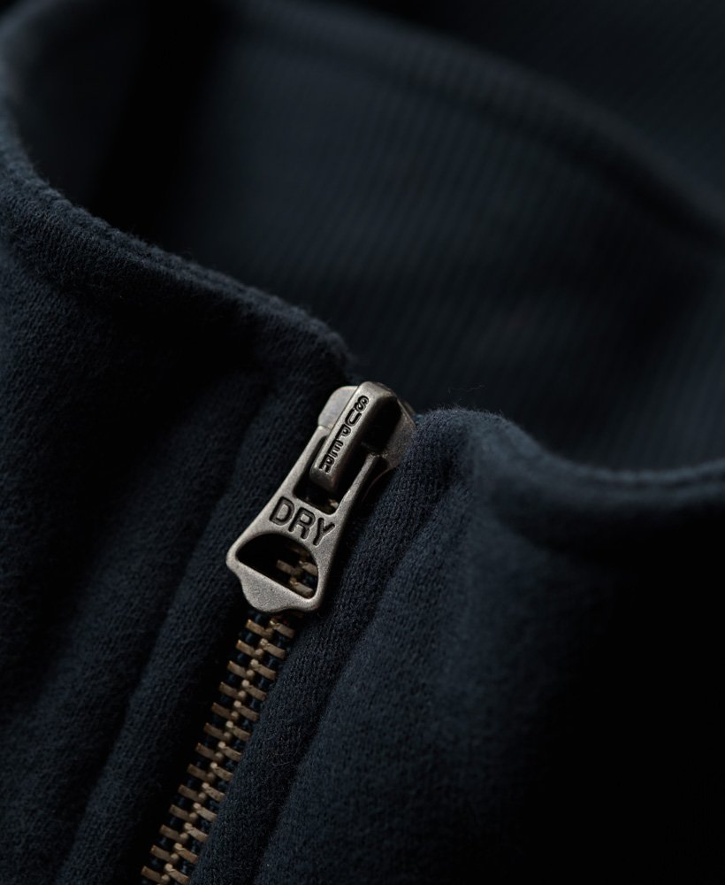 Mens - Essential Half Zip Sweatshirt in Eclipse Navy | Superdry UK