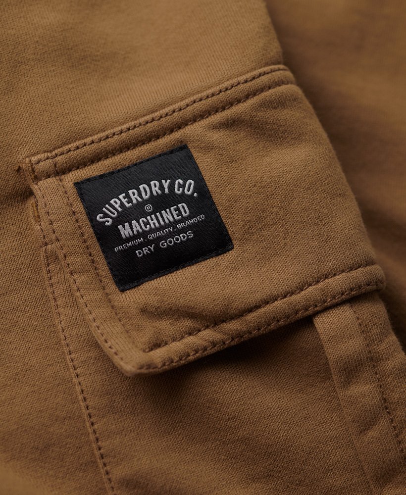 Mens - Relaxed Cargo Joggers in Classic Camel | Superdry