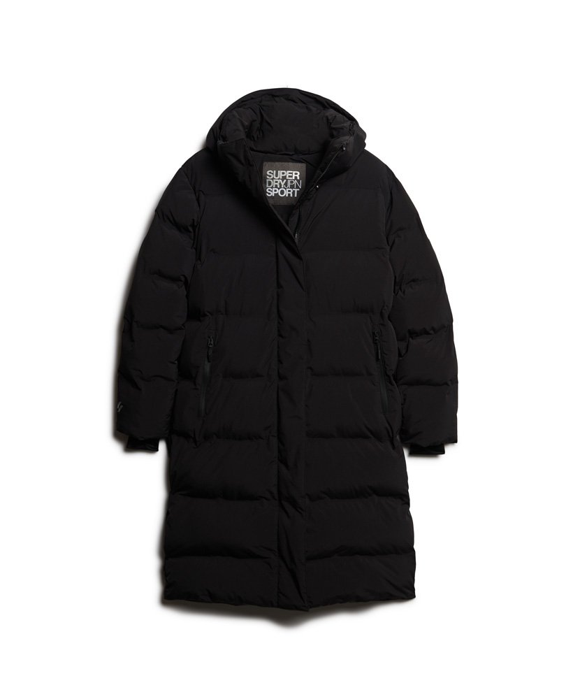 Superdry Hooded Longline Puffer Coat - Women's Womens Jackets