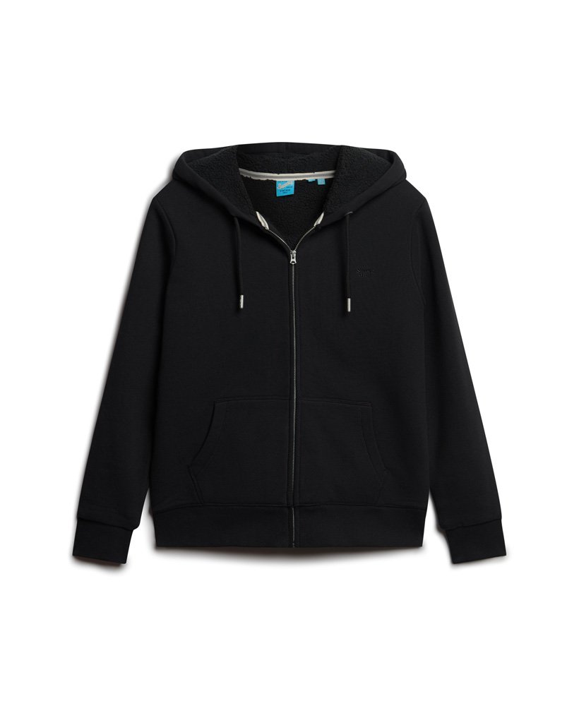 Women's Borg Lined Zip Through Hoodie from Crew Clothing Company