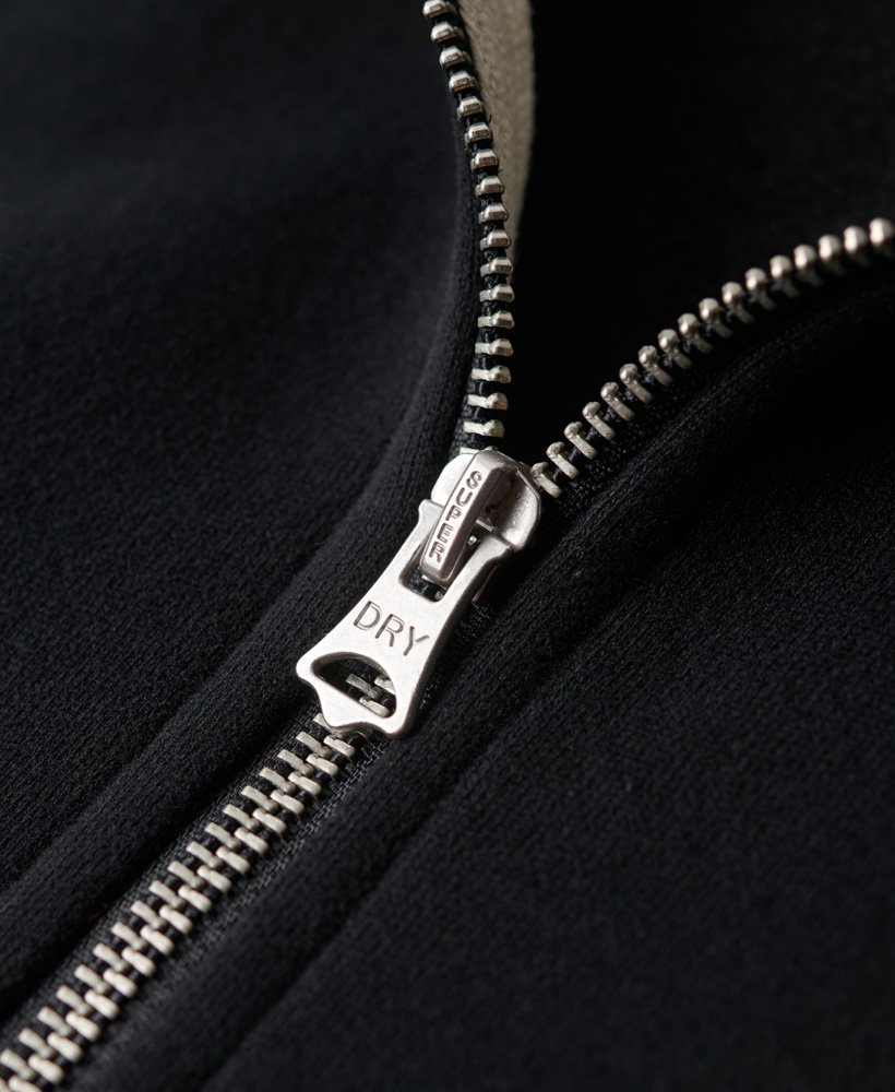 Mens - Essential Half Zip Sweatshirt in Black | Superdry UK