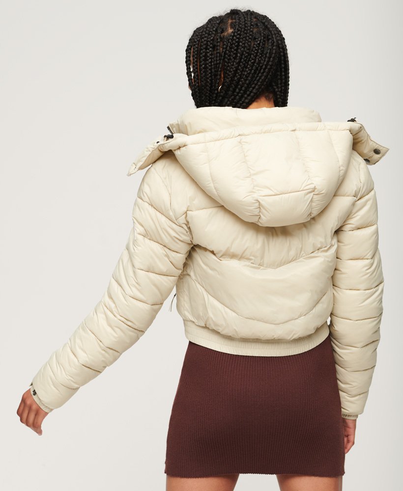 Superdry Jacket - Women\'s Hooded Crop Womens Jackets Fuji
