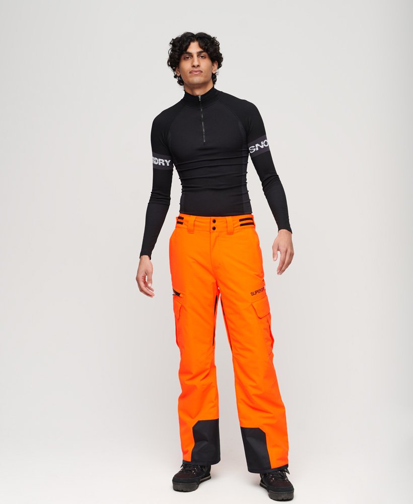 Homme - Pantalon de ski Ultimate Rescue Orange Soleil Fluo | Superdry FR