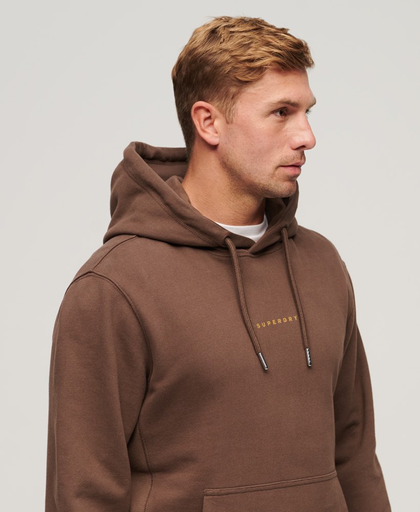 Men's Code Surplus Logo Hoodie in French Roast Brown