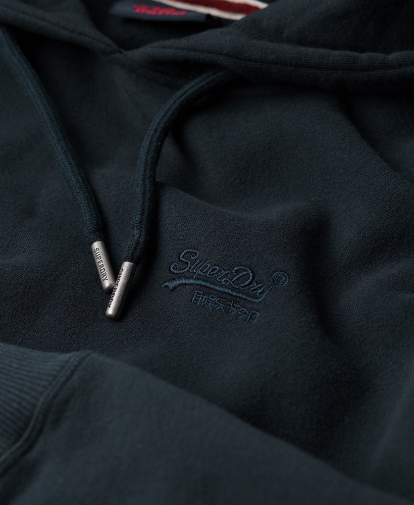 Mens - Essential Logo Hoodie in Eclipse Navy | Superdry UK