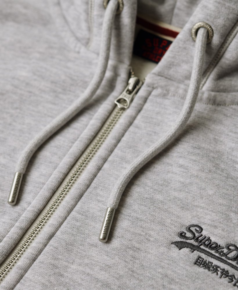 Essential Hoodies-and-sweatshirts Mens Zip Hoodie Logo Superdry Men\'s -