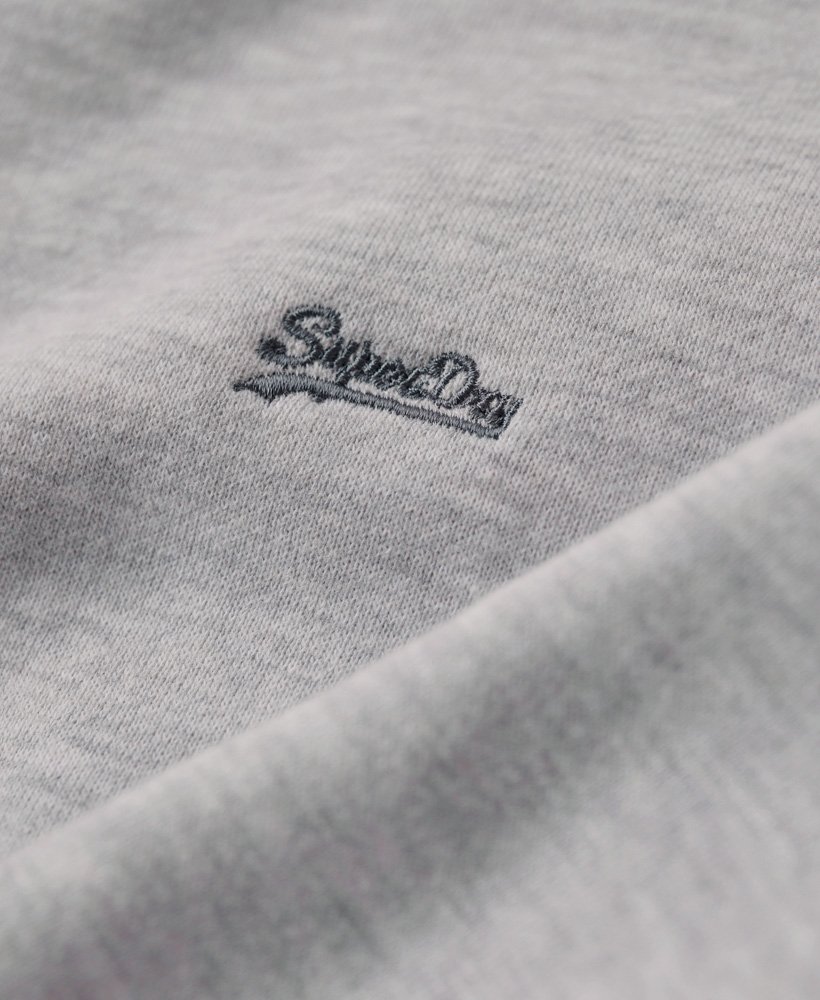 Mens - Essential Logo Crew Sweatshirt in Glacier Grey Marl | Superdry UK