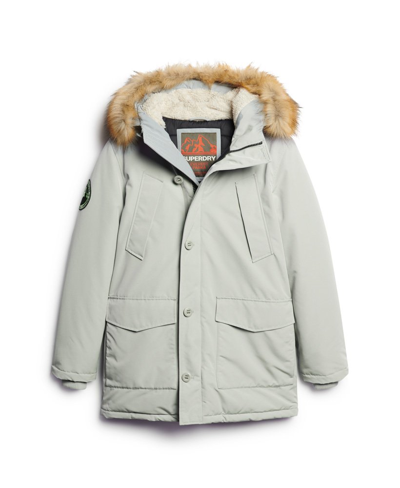 Coat Jackets Superdry Men\'s Parka Hooded Everest - Fur Faux Mens