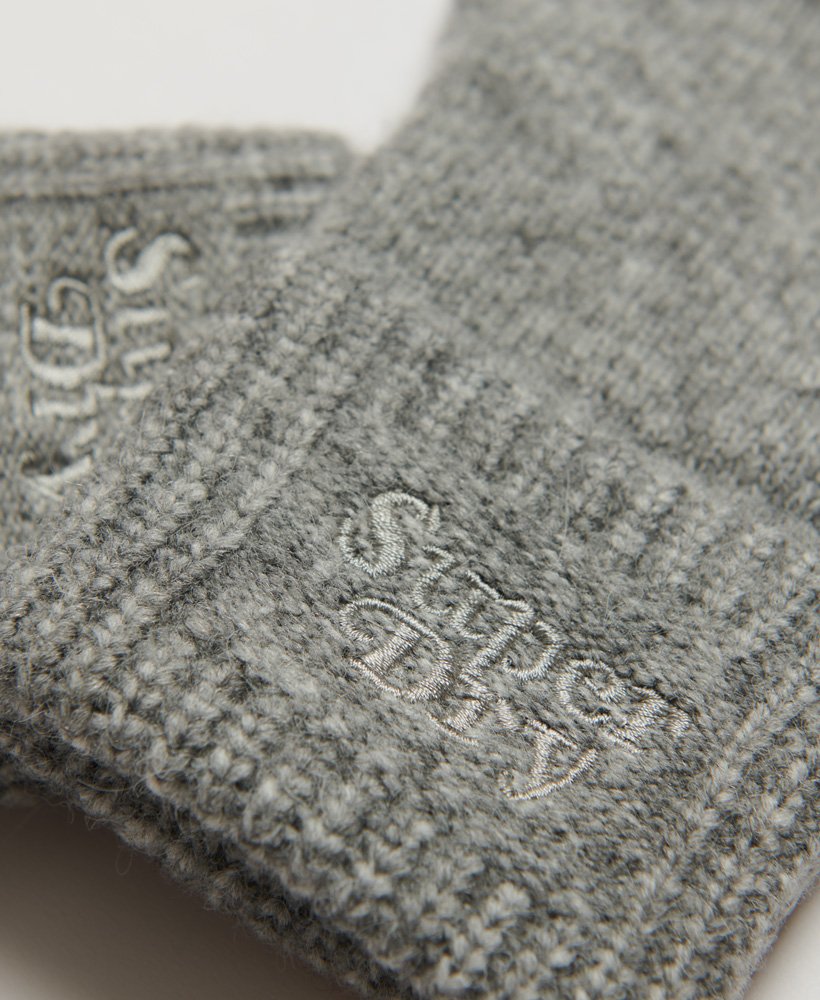 Paire de gants en laine - gris chiné - Kiabi - 4.00€