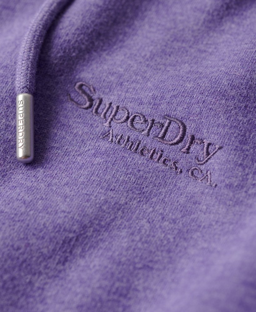 Women's Essential Logo Hoodie in Bright Purple Marl