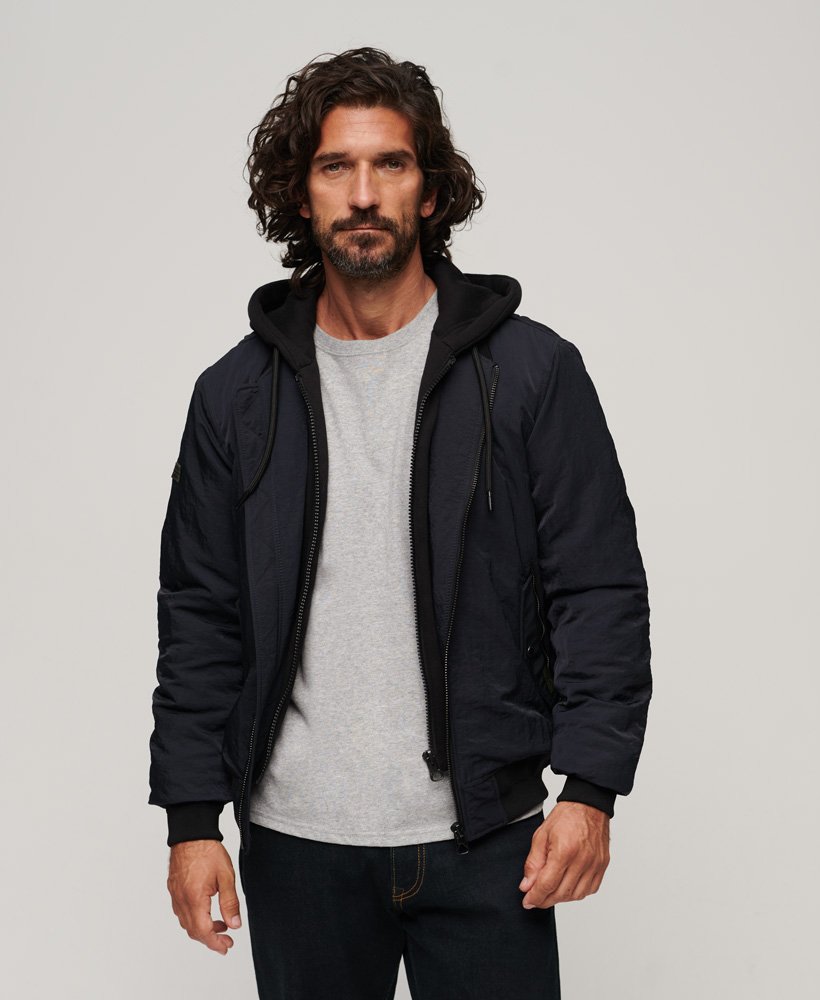 Superdry Military Hooded MA1 Jacket - Men's Mens Jackets