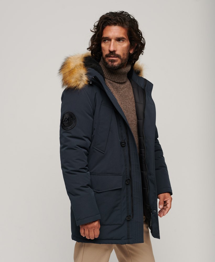 Superdry Everest Faux Fur Mens Jackets Men\'s - Hooded Parka Coat