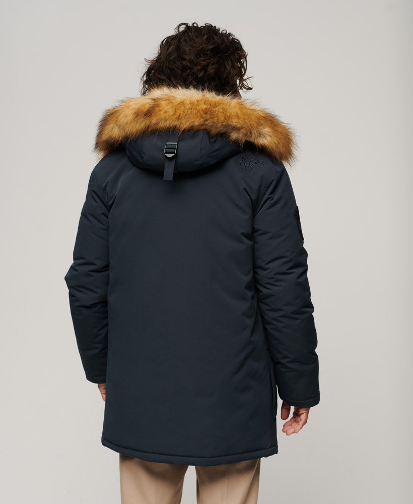 Superdry Everest Faux Fur Hooded Parka Coat - Men\'s Mens Jackets