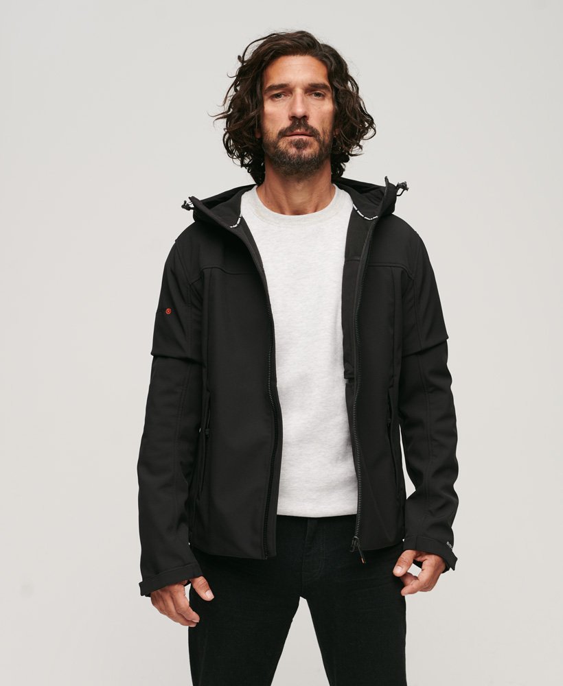 Acme Projects Men's Fleece-Lined Softshell Jacket - Waterproof, Windproof, 8000mm/5000gm Rating, Detachable Hood