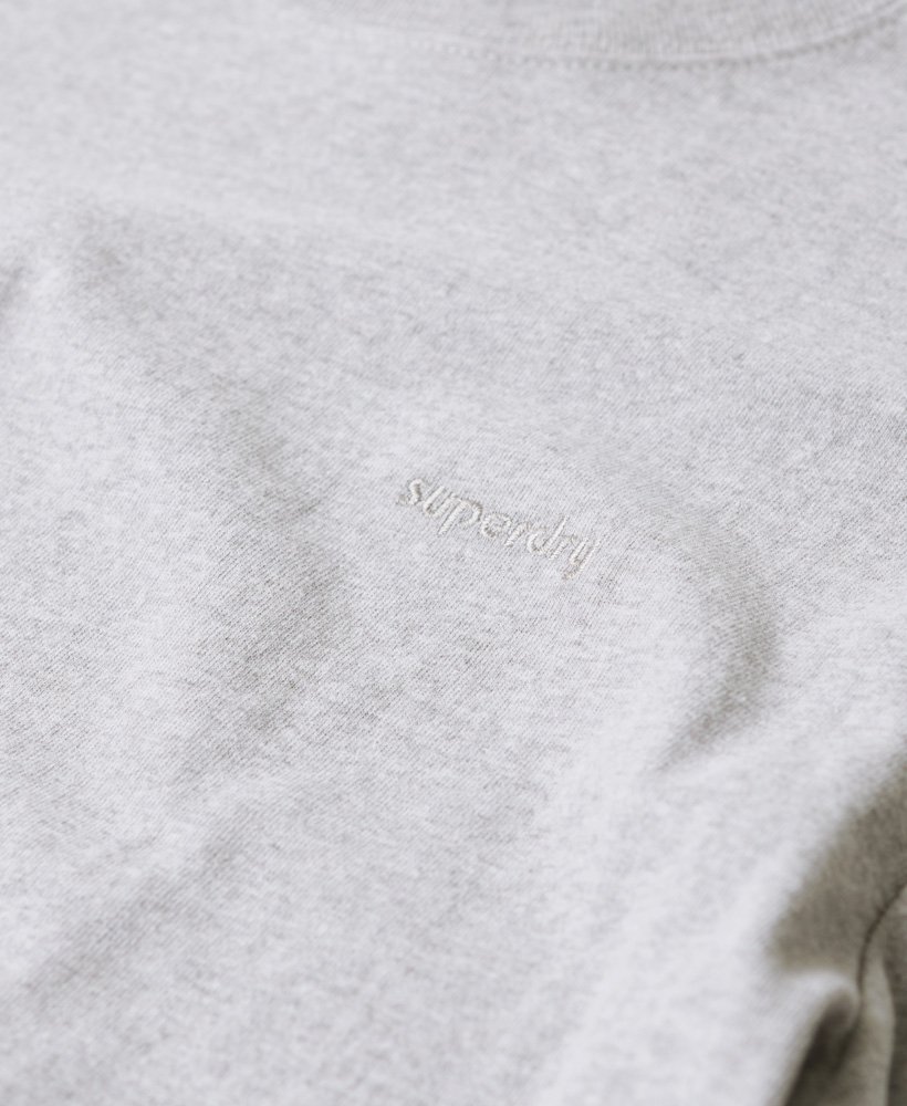 Mens - Vintage Washed T-Shirt in College Grey Marl | Superdry UK