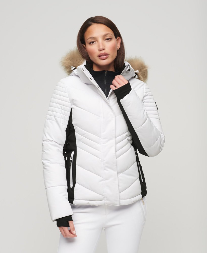 Women's Ski Luxe Puffer Jacket in White