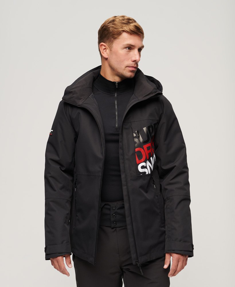 Men's Ski Freestyle Core Jacket in Black | Superdry CA-EN
