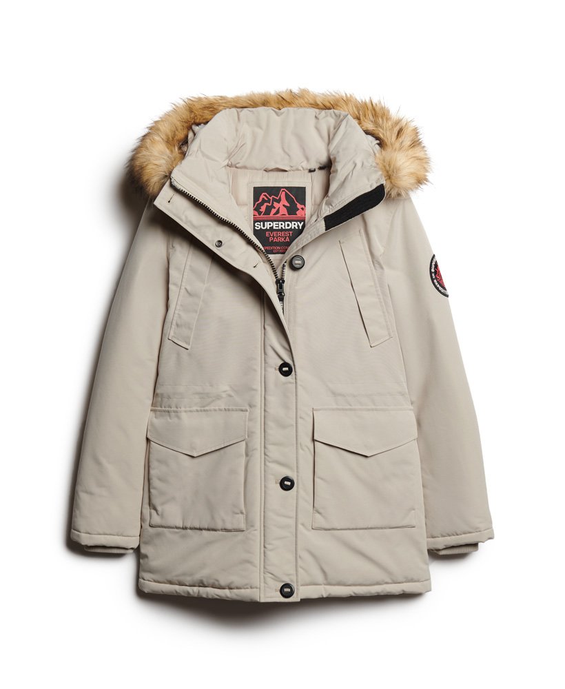Buy Superdry Cream Faux Fur Lined Afghan Coat from Next USA
