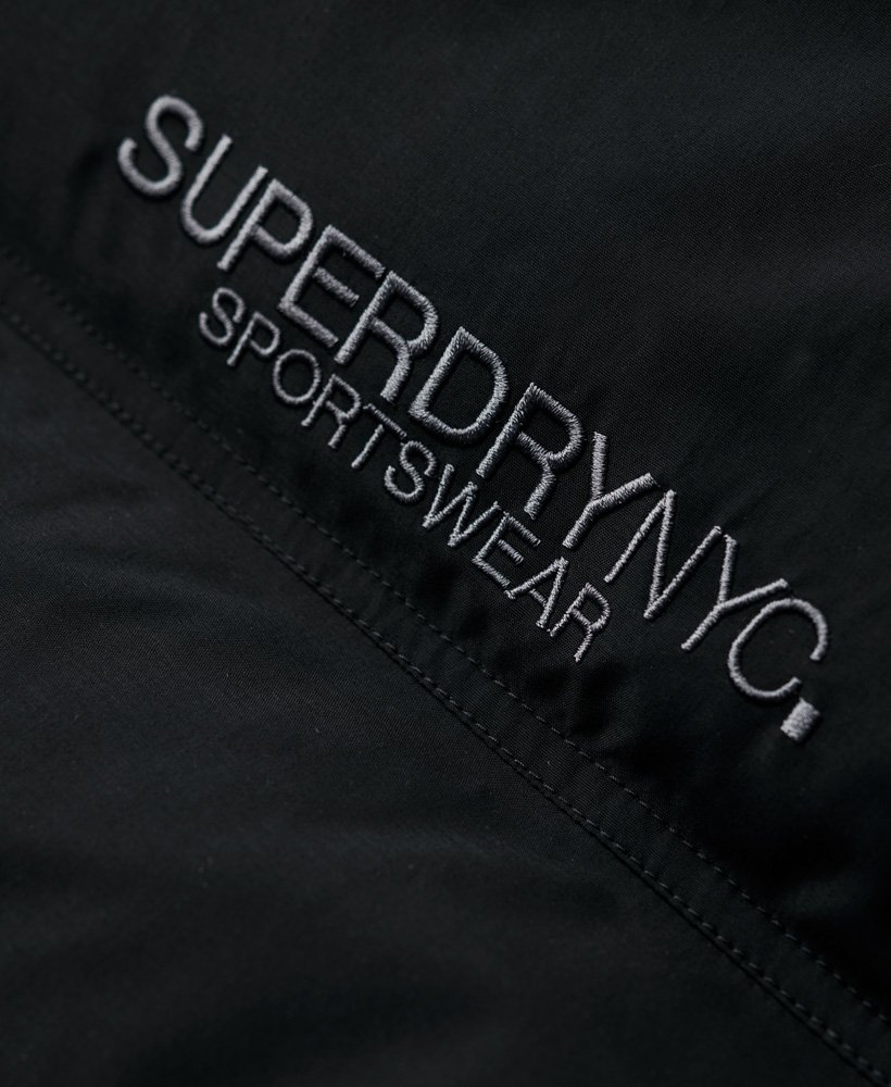 Men's - City Chevron Padded Parka Coat in Black | Superdry UK