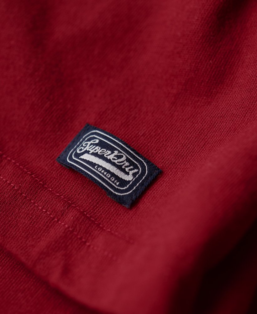 Men's Embossed Vintage Logo T-Shirt in Expedition Red | Superdry US