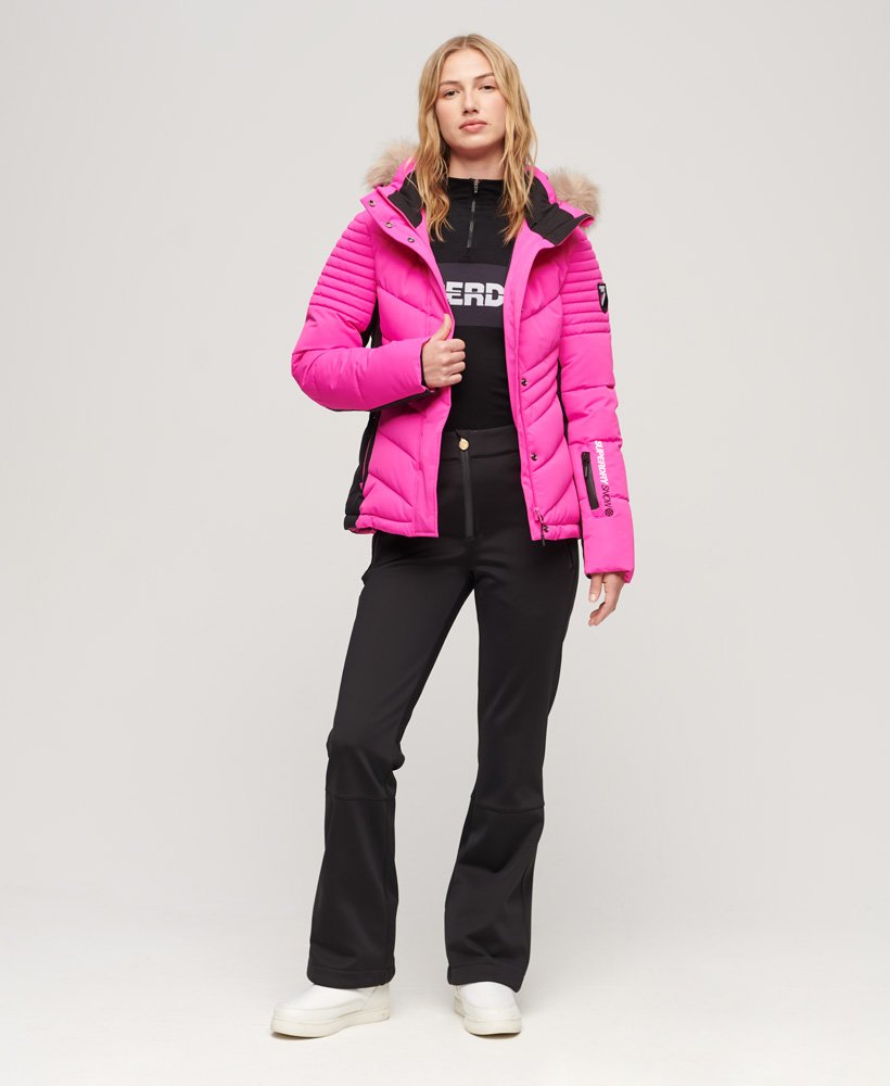  Superdry Chaqueta Alpine Luxe para mujer, rosa, (cabaret pink)  : Ropa, Zapatos y Joyería