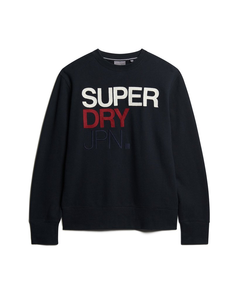 Mens - Brand Mark Sweatshirt in Eclipse Navy | Superdry UK
