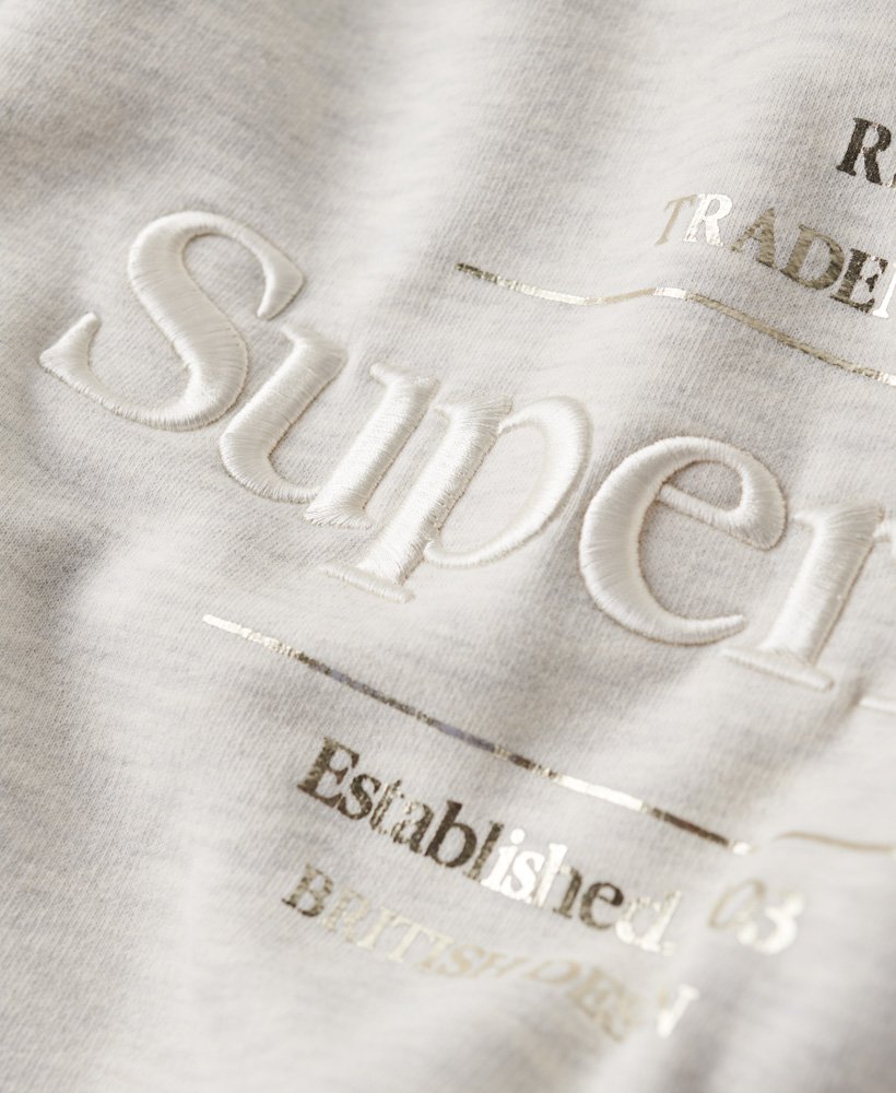 Sudadera con capucha para mujer Superdry Metallic Core - Sudaderas -  Lifestyle Mujer - Lifestyle