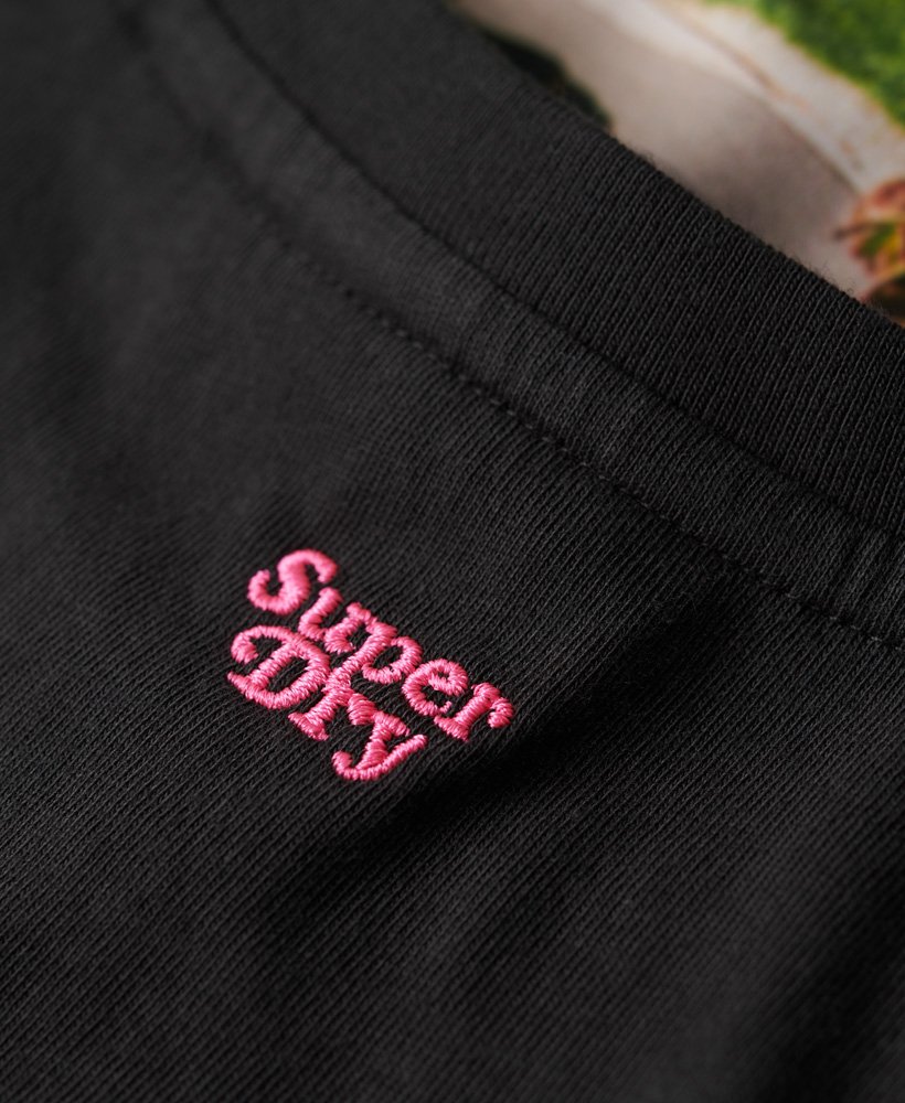 Womens - Sub Print Vest Top in Pink Morel Aop | Superdry UK
