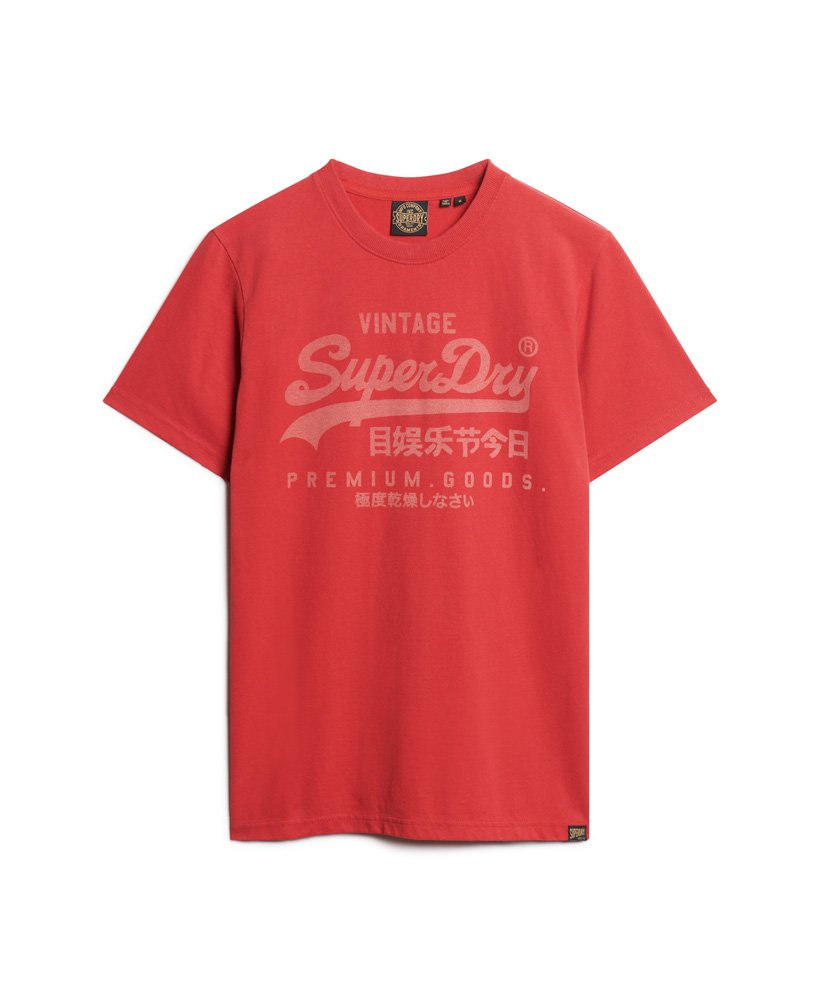 Men's Classic Heritage T-Shirt in Ferra Red Marl | Superdry US