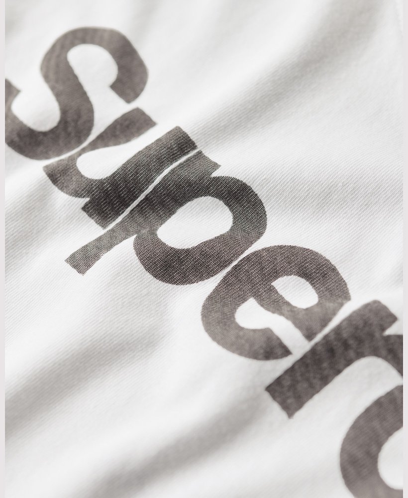 Womens - in White Brilliant Core City Logo UK T-Shirt Superdry 