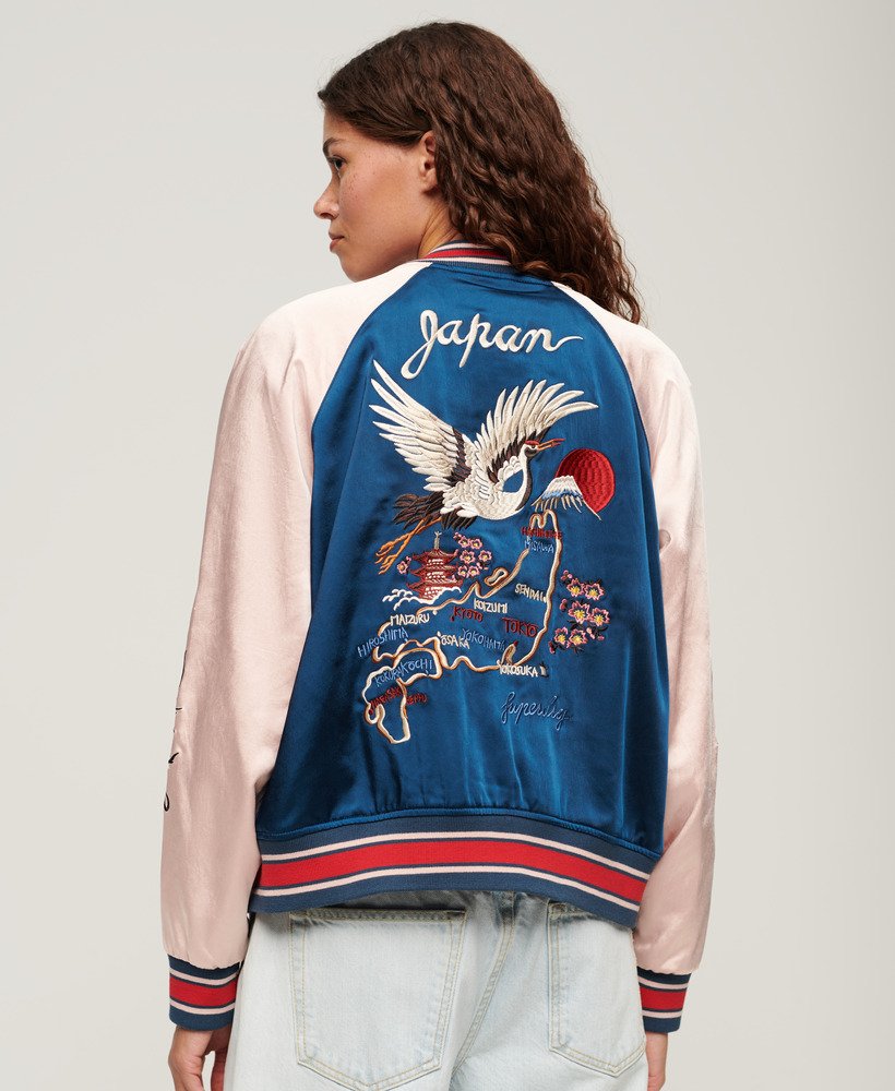 Superdry Suikajan Embroidered Bomber Jacket - Women's