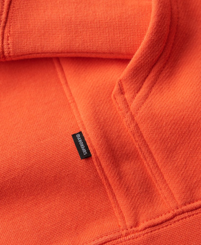 Mens - Sportswear Embossed Loose Fit Hoodie in Hot Coral | Superdry UK