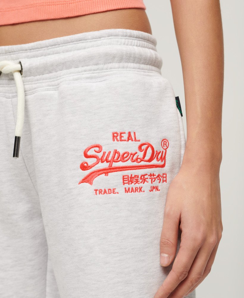 SUPERDRY Neon Vintage Logo Low Rise Flare Joggers