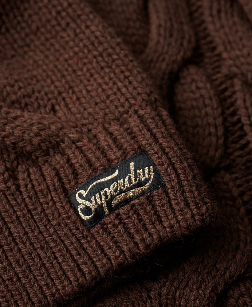 Superdry Slouchy Stitch Knitted Jumper - Women's Womens Sweaters