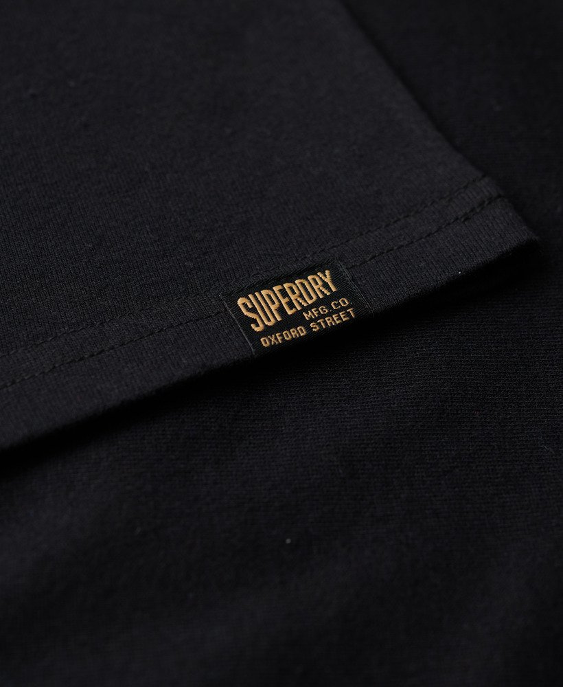 Men\'s Vintage Nero T-Shirt | Superdry in Logo US Marl Heritage Chest Black