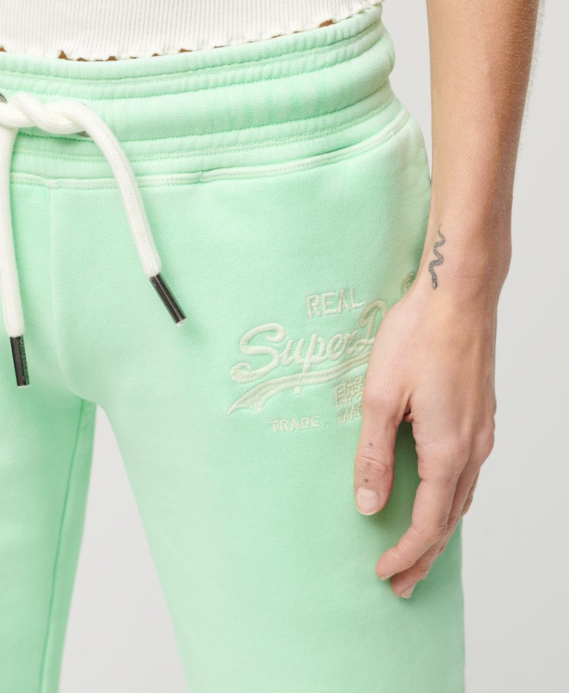 Women's - Neon Vintage Logo Low Rise Flare Joggers in Ice Marl