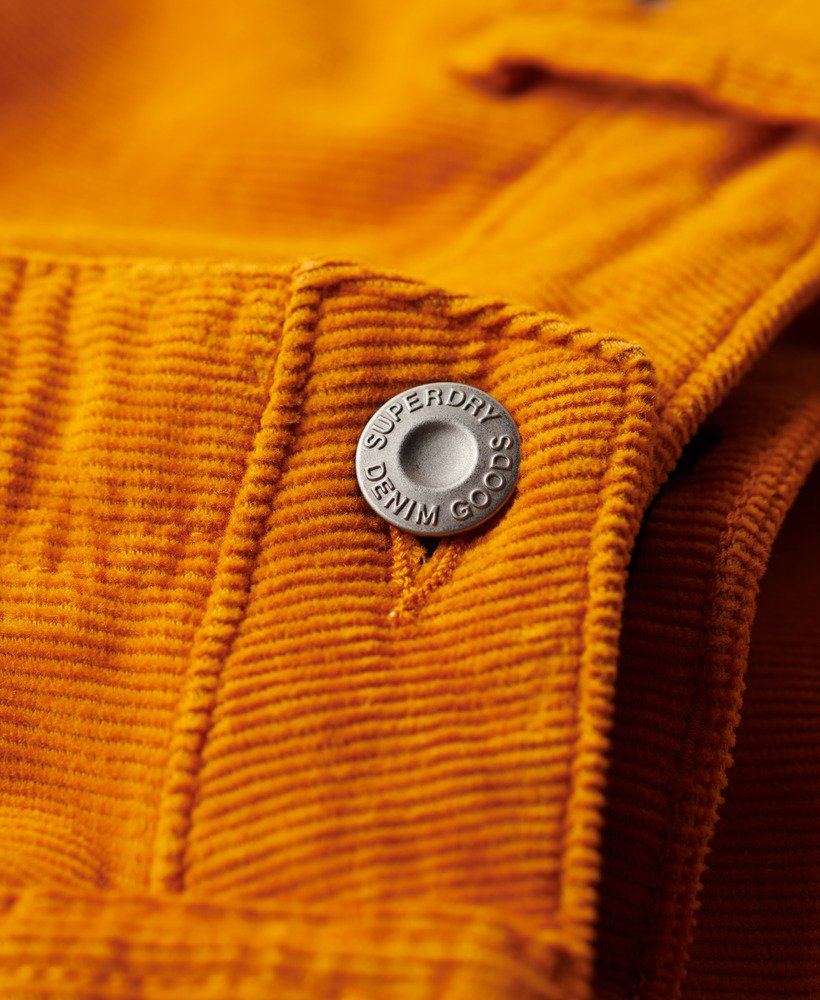 Womens Low Rise Cord Flare Jeans in Pumpkin Spice Brown Superdry UK