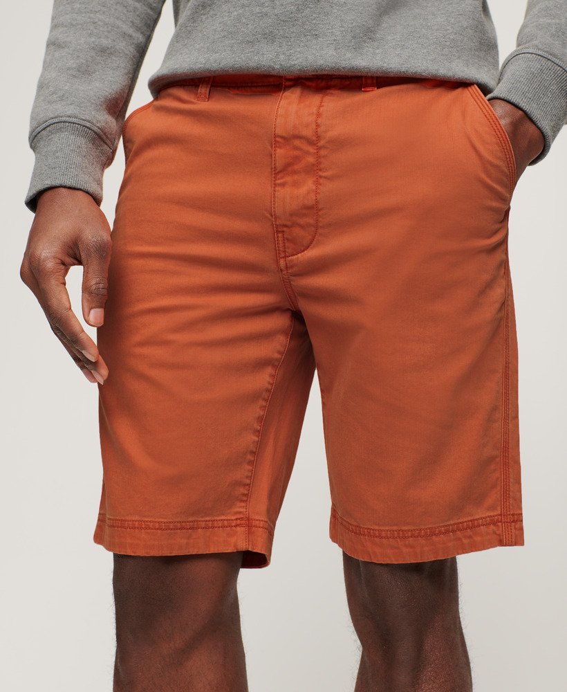 Men's - Vintage International Shorts in Burnt Orange | Superdry UK