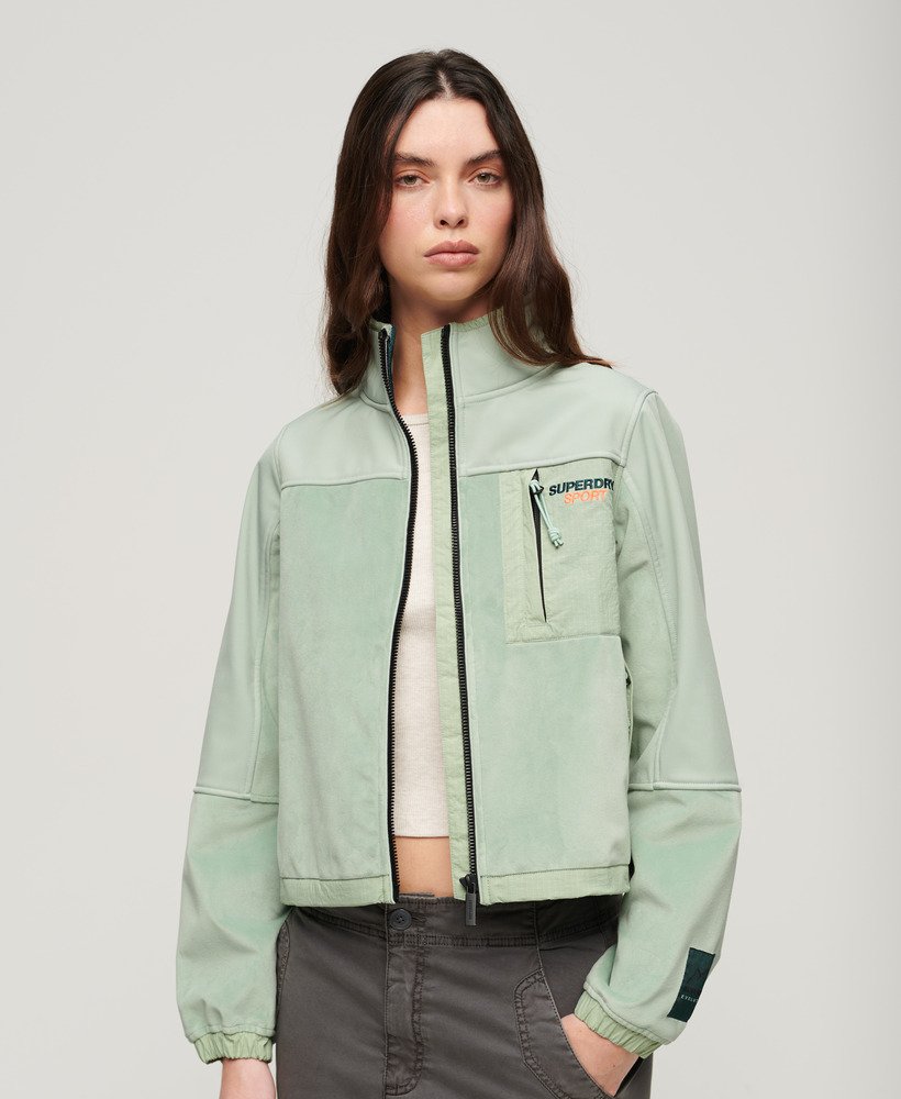 Sea green hot sale denim jacket