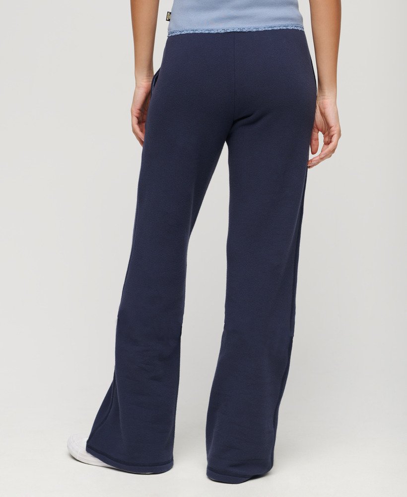 Women's - Low Rise Flare Joggers in Richest Navy