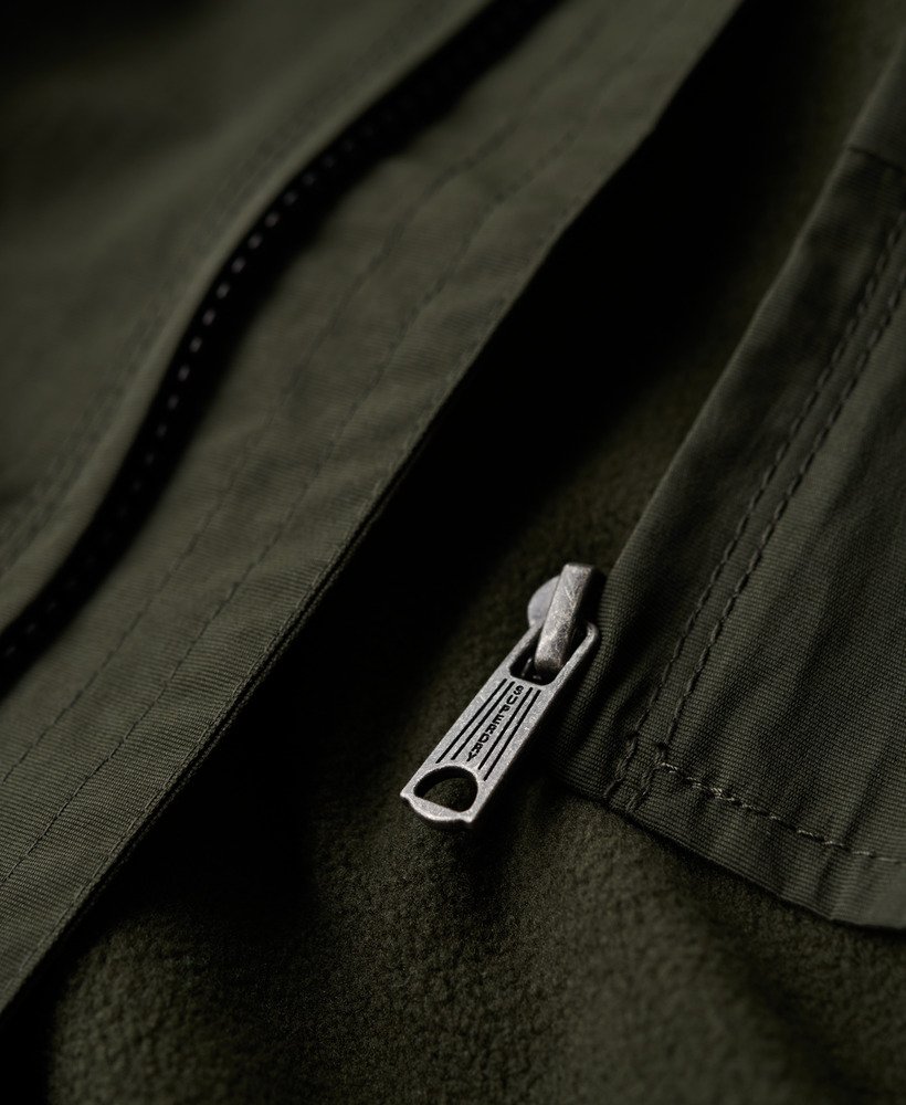 Men's Surplus Nylon Hooded Bomber Jacket in Surplus Goods Olive