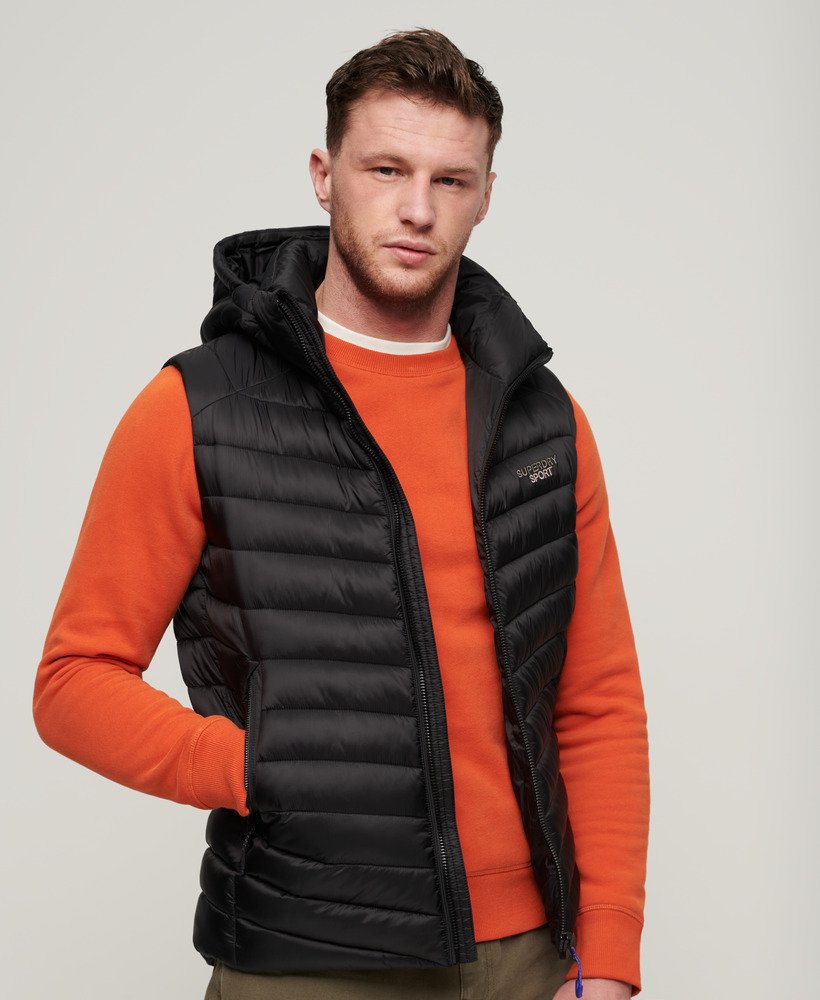 Superdry Hooded Fuji Padded Gilet - Men\'s Products