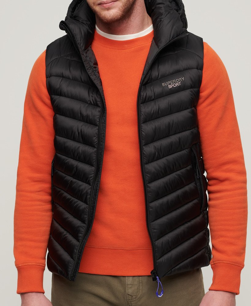 Hooded Superdry Products - Men\'s Fuji Gilet Padded