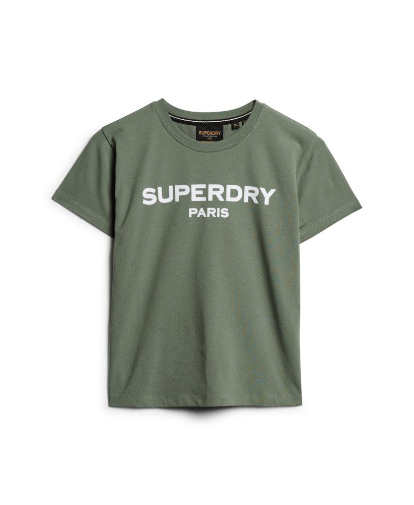 T-shirt oversize con vestibilità ampia e logo Sport da Donna Superdry